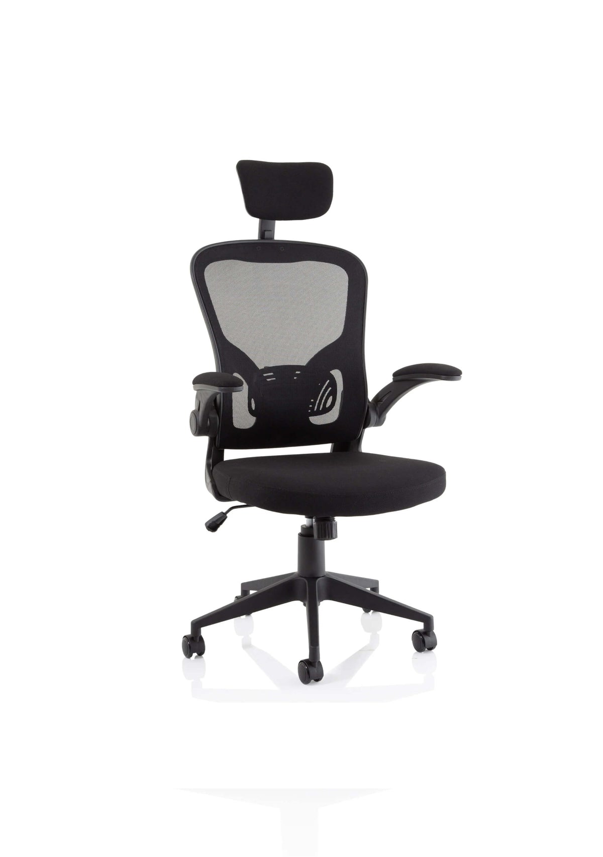 Ace Executive Mesh Chair With Folding Arms - Ergometric