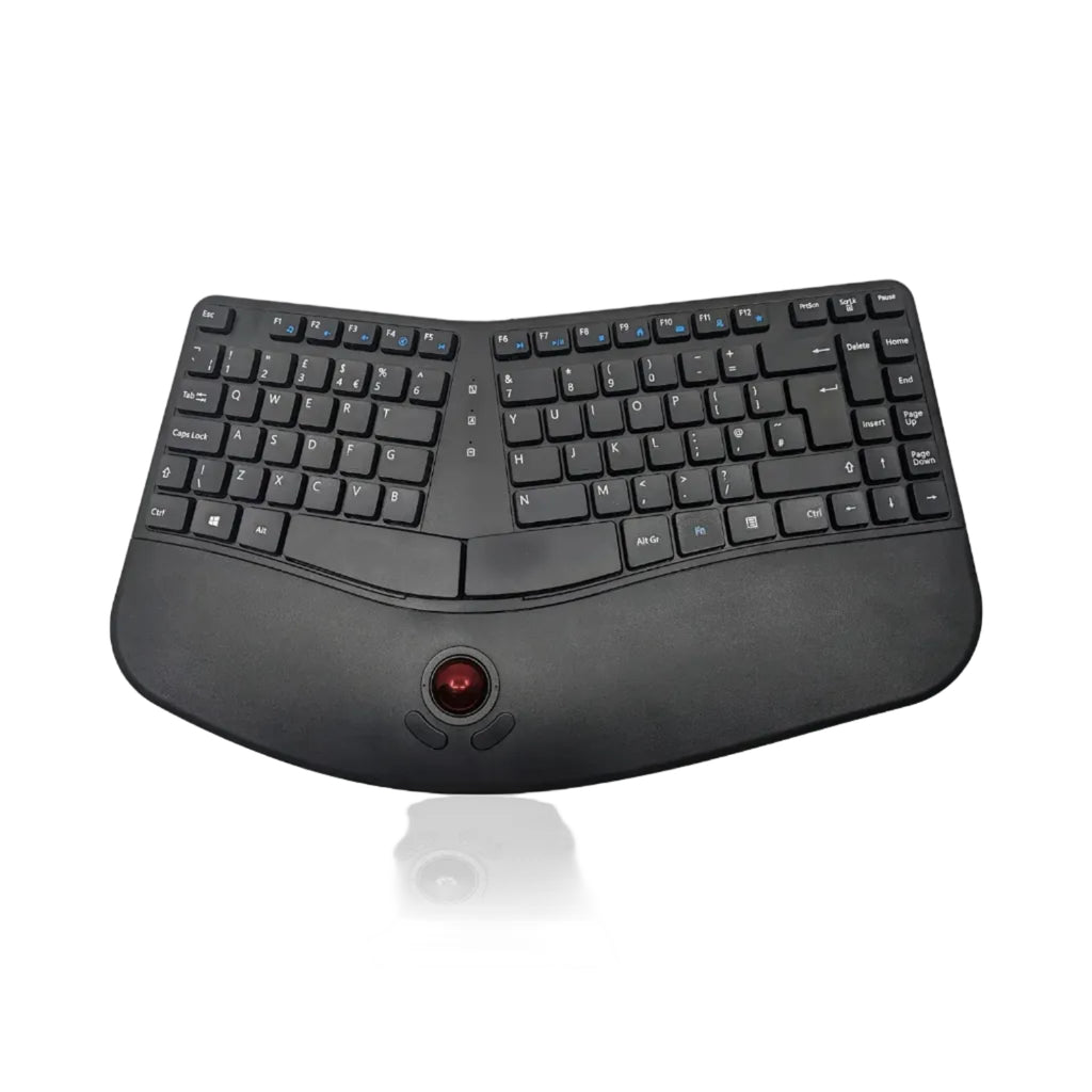 All-In-One Ergonomic Split Keyboard with Trackball Mouse