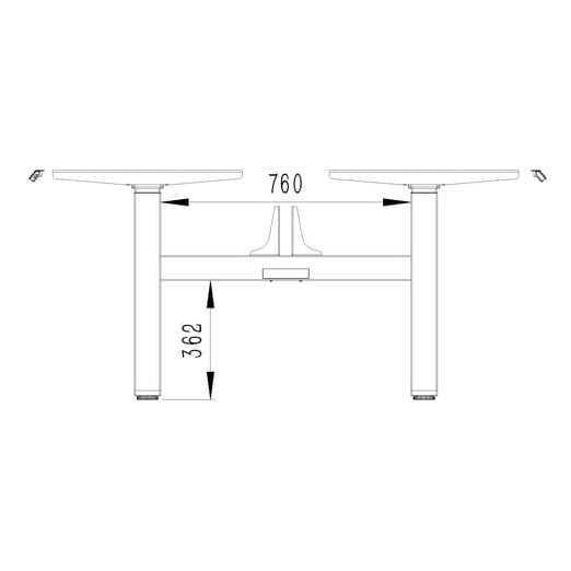 Aviator Dual Motor Sit-Stand Frame