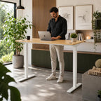 Zen Bamboo Sit-Stand Desk - Ergometric