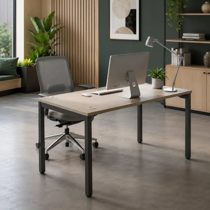 Core Single Bench Desk – 600mm Deep - Ergometric