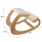 Ergonomic Kneeling Chair with Rocking Base & Wrist Rests