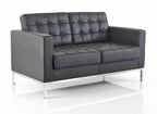 Classico seating detail in black with chrome detailing