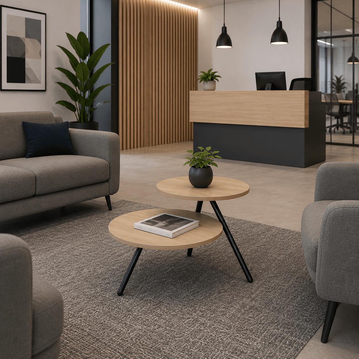 Sauve Harker Twin Coffee Table - Ergometric