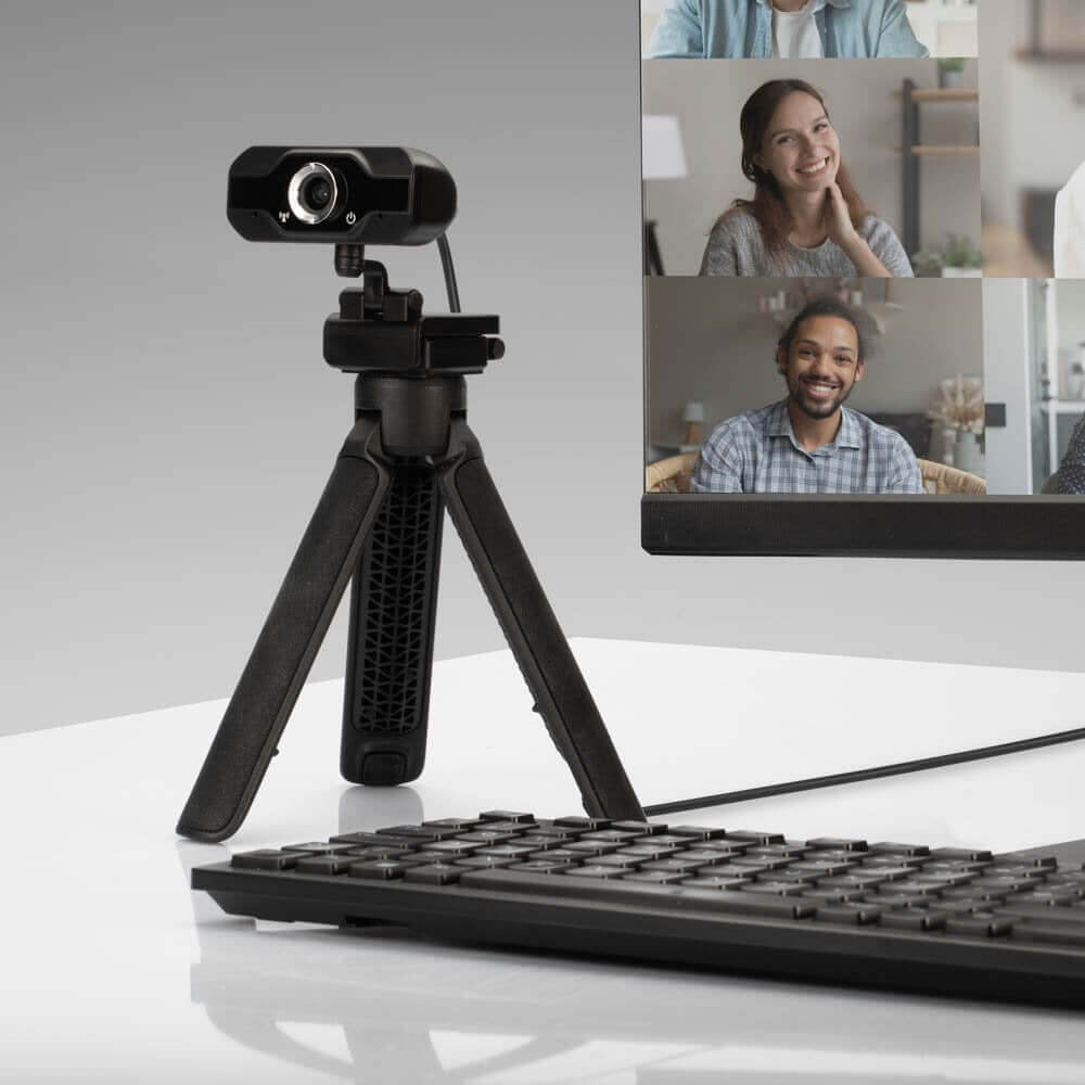 Full HD 1080p USB Webcam with Noise Cancelling Microphone