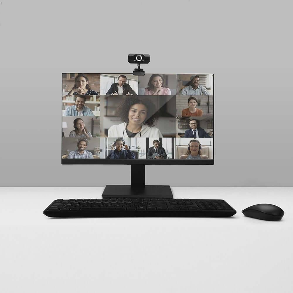 Full HD 1080p USB Webcam with Noise Cancelling Microphone