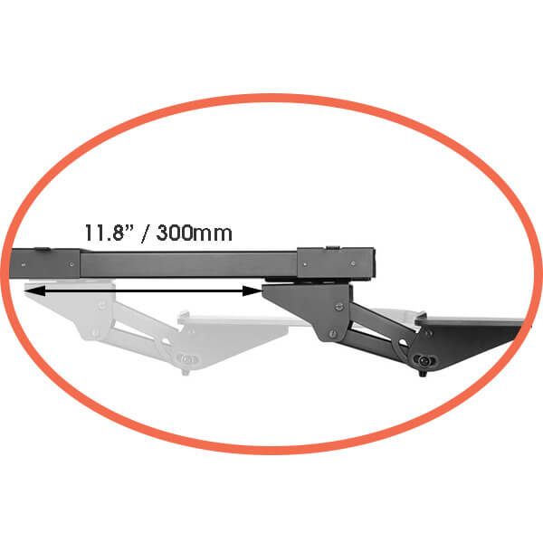 Glider Ergonomic Keyboard Tray - Ergometric