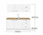 1.8m Kitchenzone - Ergometric