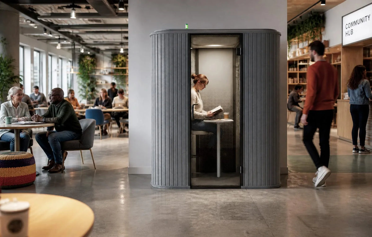 Kuga Duo Acoustic Meeting Pod - Ergometric