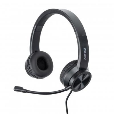 Lindy 20439 USB-C Stereo Office Headset