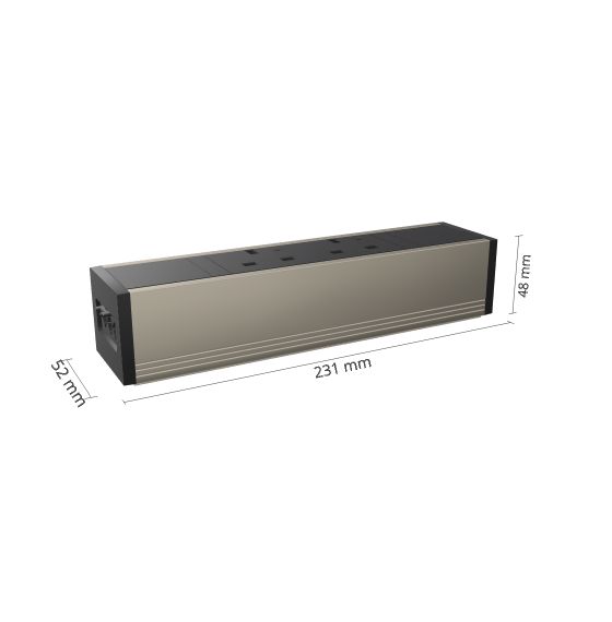 Metalicon powerlink dimensions — example configuration; see specifications for other sizes