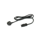 Metalicon black UK plug to GST female mains starter cable