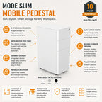 Mode Slim Mobile Pedestal - Ergometric