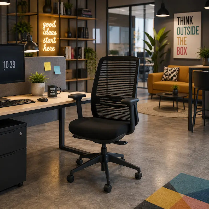 N-Form Fabric Task Chair - Ergometric
