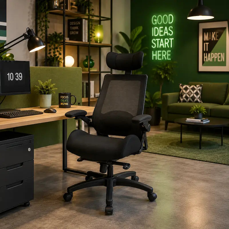Nemo Heavy Duty Mesh Back Task Chair - Ergometric