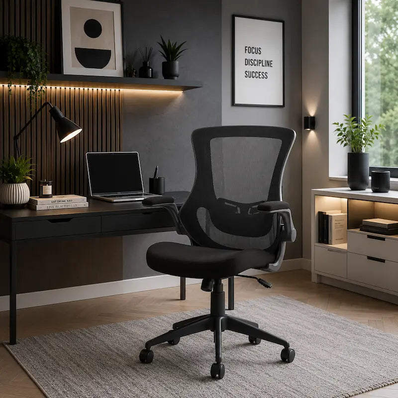 Orbit Black Mesh Back Chair - Ergometric