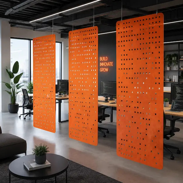 Suspended Acoustic Divider – Pattern 02 - Ergometric