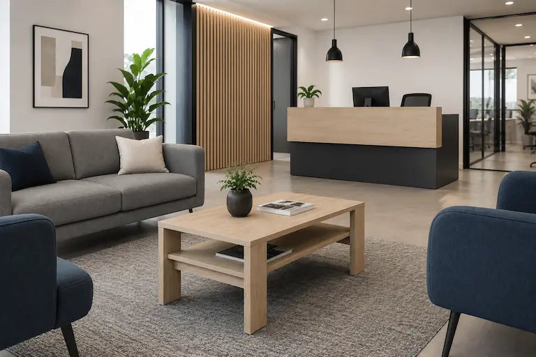 Sauve Rectangular Low Coffee Table - Ergometric
