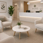 Scandi Round Coffee Table - Ergometric