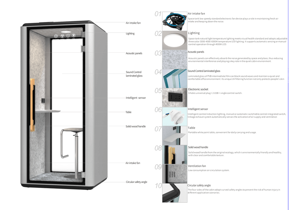 Silo Single Person Pod - Ergometric