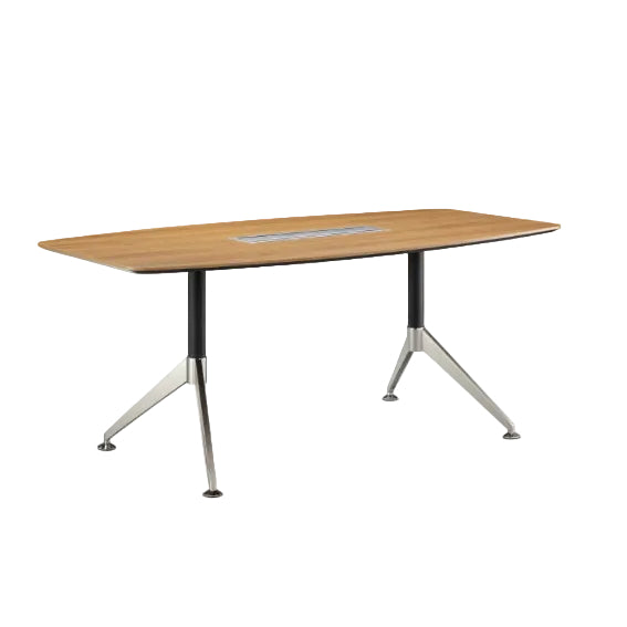 Nero 2400mm Executive Meeting Table - Ergometric