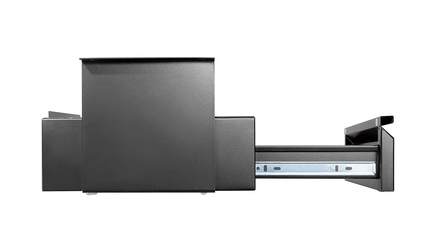 Compact Steel Under-Desk Storage Drawer - Ergometric