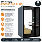 Winpod Focus 3.0 Plus Acoustic Work Pod
