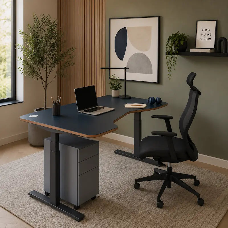 Zen-K Dual Motor Electric Sit-Stand Desk - Ergometric